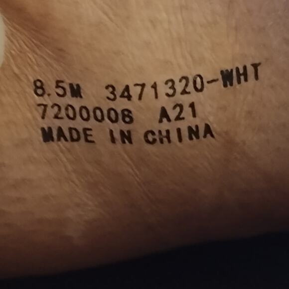 Frye | White Leather Lena Low Zip Sneaker Shoes Women's 8.5 - Picture 13 of 14